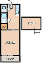 メゾンとびかた 201 ｜ 福岡県久留米市野中町113-5（賃貸アパート1K・2階・21.60㎡） その2