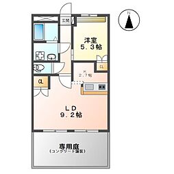 北野駅 4.5万円