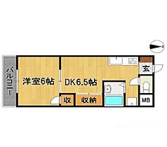 ラバンリュ東合川 105 ｜ 福岡県久留米市東合川6丁目（賃貸マンション1DK・1階・36.96㎡） その2