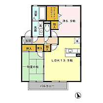 リビングタウン小森野壱番館A棟 202 ｜ 福岡県久留米市小森野2丁目17-2-1（賃貸アパート2LDK・2階・62.10㎡） その2