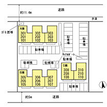 バティール西小森野A棟 A201 ｜ 福岡県久留米市小森野2丁目10-6（賃貸アパート2LDK・2階・65.30㎡） その3