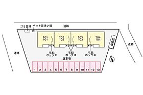 ヨセミテ 103 ｜ 福岡県久留米市宮ノ陣6丁目1-9（賃貸アパート1LDK・1階・47.41㎡） その21