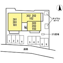 D-ROOM NEXT 諏訪野 302 ｜ 福岡県久留米市諏訪野町2231-3（賃貸アパート1LDK・2階・52.72㎡） その3