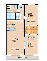 ルネスコート NEW R 302 ｜ 福岡県久留米市梅満町48-3-1（賃貸マンション2LDK・3階・63.00㎡） その2