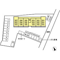 プリムローズ 301 ｜ 福岡県久留米市合川町2029-1（賃貸アパート1LDK・3階・33.39㎡） その3