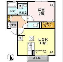 サンライズ御井 103 ｜ 福岡県久留米市御井町2155-21（賃貸アパート1LDK・1階・41.89㎡） その2