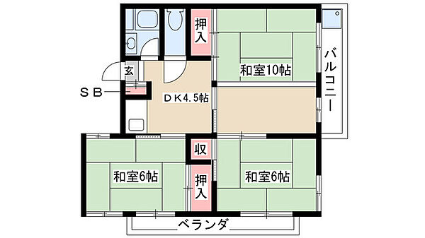 レジデンス川原 402｜愛知県名古屋市昭和区川原通７丁目(賃貸マンション3DK・4階・30.00㎡)の写真 その2