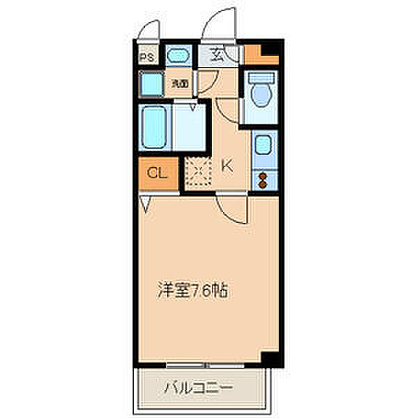 サニーウェル21 206｜愛知県名古屋市昭和区滝子町(賃貸マンション1K・2階・23.72㎡)の写真 その2