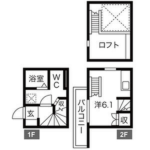 Fect Rays(フェクトレイズ) J｜愛知県名古屋市南区白水町(賃貸アパート1K・1階・25.20㎡)の写真 その2