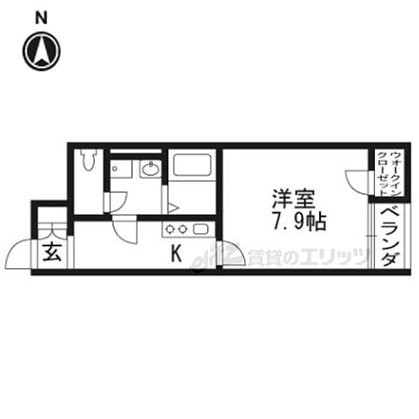 レオネクスト第二宇治川 106｜京都府京都市伏見区向島西堤町(賃貸アパート1K・1階・26.57㎡)の写真 その2