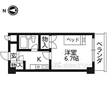 ヴィラビィルンバウム 302 ｜ 京都府京田辺市河原食田（賃貸マンション1K・3階・20.10㎡） その2