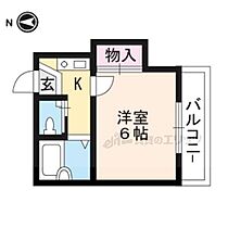 Ｋ’ｓ　ＧＡＲＤＥＮ 203 ｜ 京都府宇治市宇治野神（賃貸アパート1K・2階・18.22㎡） その2