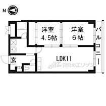 京都府京都市伏見区南部町（賃貸マンション2LDK・4階・45.00㎡） その2