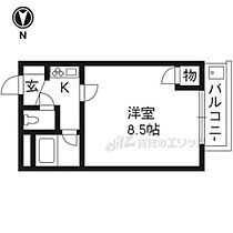 エスポワール桃山 208 ｜ 京都府京都市伏見区桃山水野左近西町（賃貸アパート1K・2階・21.70㎡） その2