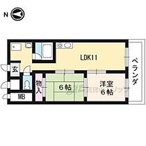 京都府京都市山科区小野西浦（賃貸マンション2LDK・1階・55.08㎡） その2