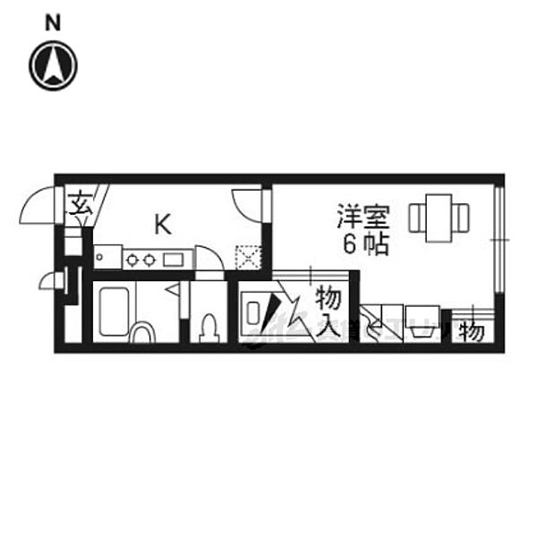 レオパレス洛南 305｜京都府京都市南区吉祥院仁木ノ森町(賃貸アパート1K・3階・19.87㎡)の写真 その2