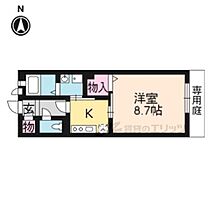 京都府京都市伏見区深草中ノ島町（賃貸アパート1K・1階・31.50㎡） その2