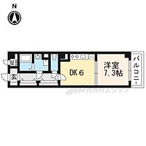 カランサ 205 ｜ 京都府京都市伏見区深草大亀谷西寺町（賃貸マンション1DK・2階・35.05㎡） その2