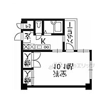 京都府城陽市枇杷庄西ノ口（賃貸マンション1K・2階・25.75㎡） その2