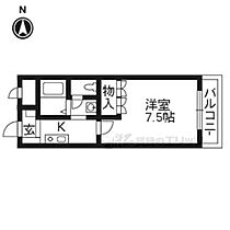 京都府京田辺市東古森（賃貸マンション1K・2階・24.75㎡） その2