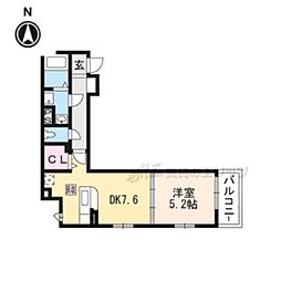 JR奈良線 JR小倉駅 徒歩8分の賃貸アパート