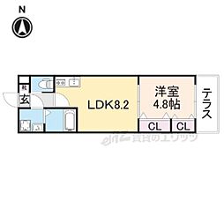 シーメゾン向島シェルール 1LDKの間取図画像