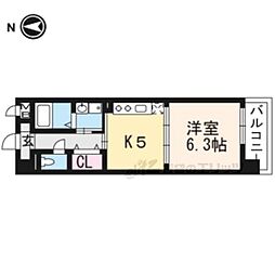 SHICATACHAMBRETTES1 1DKの間取図画像