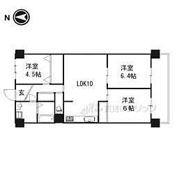 京都ロジュマン島町A棟 3LDKの間取図画像