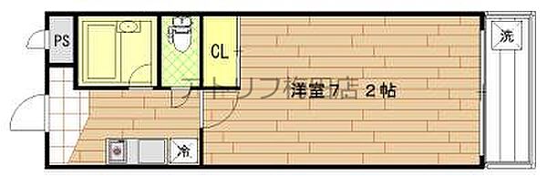 サンライン富田丘 ｜大阪府高槻市富田丘町(賃貸マンション1K・4階・21.60㎡)の写真 その2