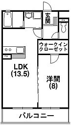 間取図画像 1LDK
