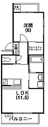 スマートライフ半田山 1LDKの間取図画像