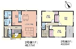 新築戸建 佐野市多田町第2　全2棟