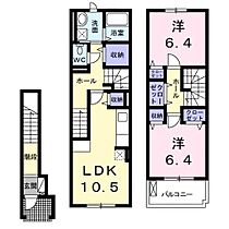 アニメート・トクヨー 203 ｜ 滋賀県近江八幡市十王町120番地3（賃貸アパート2LDK・2階・70.97㎡） その2