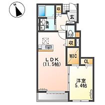 サリエンテ  ｜ 滋賀県東近江市青野町（賃貸アパート1LDK・1階・45.95㎡） その2