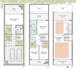 品川グリーンテラス 4LDKの間取り