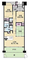 間取図画像 3LDK