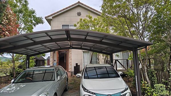 Beautiful mountainous landscape with colorful sky