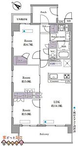 間取り：間取図