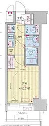 プレサンス鶴舞駅前レジス 1Kの間取図画像