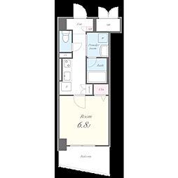 STAY 1Kの間取図画像