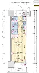 名古屋市中区橘1丁目マンション 1LDKの間取図画像