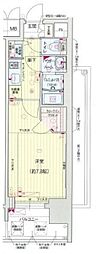 プレサンス栄ライズ 1Kの間取図画像