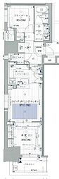 プレサンスロジェ名古屋久屋大通公園 2LDKの間取図画像