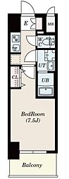 S-RESIDENCE豊国通 1Kの間取図画像