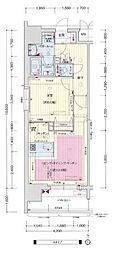プレサンス丸の内雅風 1LDKの間取図画像
