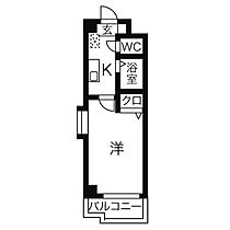 愛知県名古屋市中村区上米野町２丁目（賃貸マンション1K・4階・24.08㎡） その2