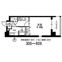 愛知県名古屋市中村区名駅５丁目（賃貸マンション1K・5階・27.82㎡） その2