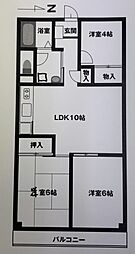 メゾン松井 3LDKの間取図画像
