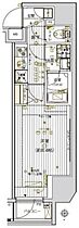 ヴァレッシア上野Ｎｏｒｔｈ　Ｃｉｔｙ 1201 ｜ 東京都台東区千束２丁目（賃貸マンション1K・12階・25.72㎡） その2