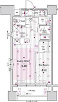 ガーラ・アヴェニュー浅草 401 ｜ 東京都台東区浅草５丁目（賃貸マンション1LDK・4階・40.35㎡） その2